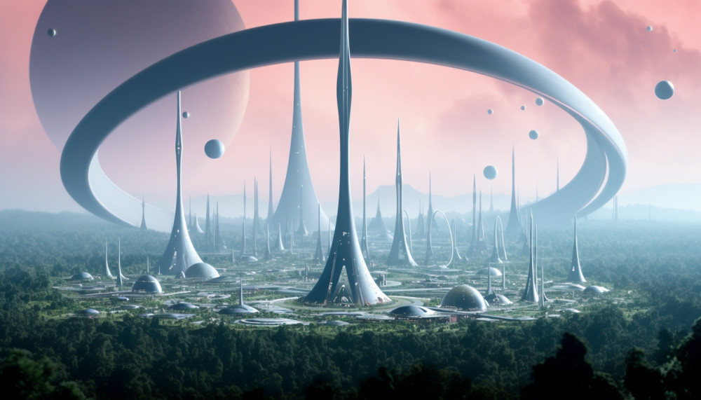 Le design futuriste des habitats spatiaux