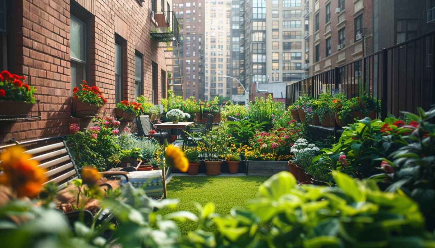 Comment aménager un petit jardin urbain ?