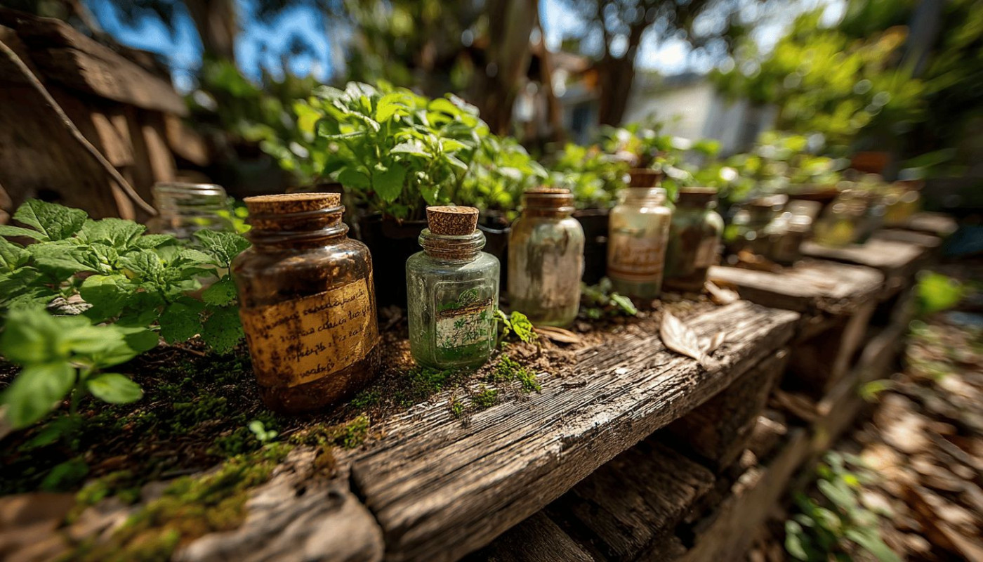Décoration de jardin avec matériaux recyclés projets DIY écologiques