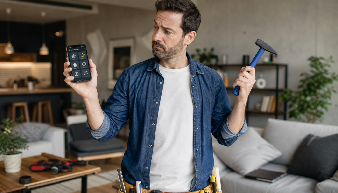 Domotique ou bricolage traditionnel : le match inattendu des bricoleurs modernes